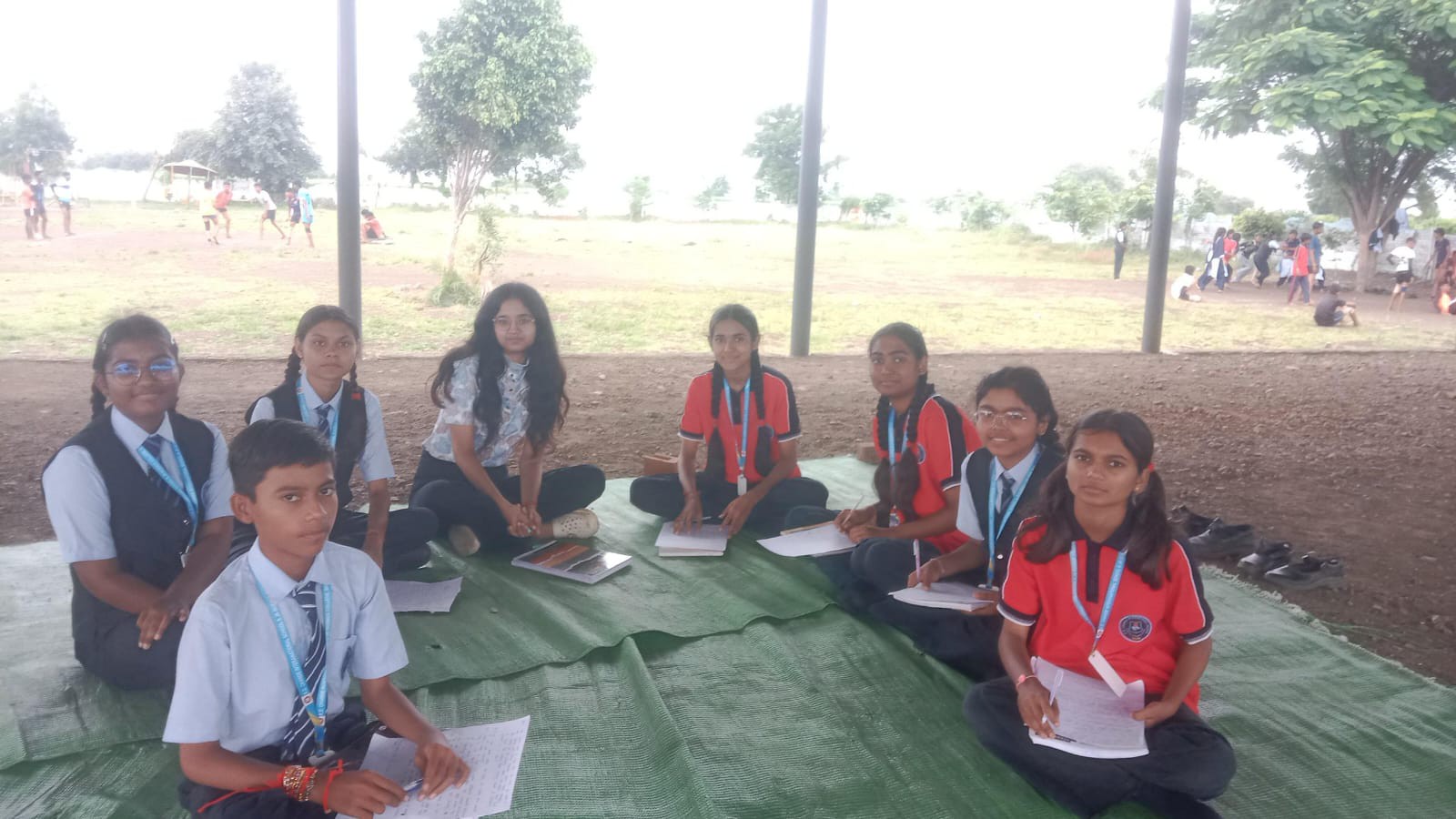 Seminar that Sayalee organized in the village.